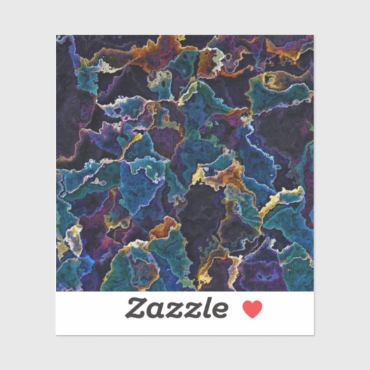 Ölteppich Aufkleber (Blatt)