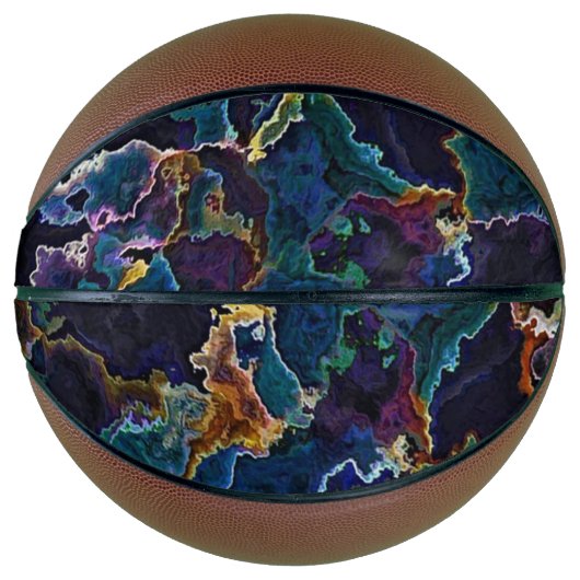 Ölteppich Basketball (Vorderseite)