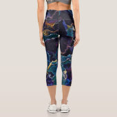 Ölteppich Capri Leggings (Rückseite)