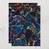 Ölteppich Feiertagskarte (Vorne/Hinten)