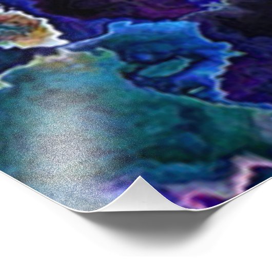 Ölteppich-Foto Fotodruck (Ecke)