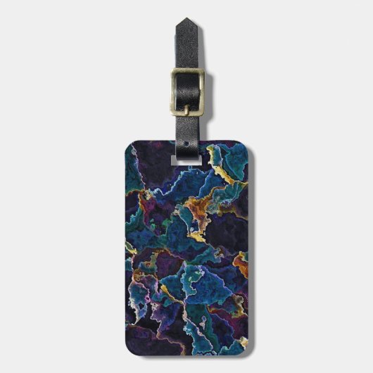 Ölteppich Gepäckanhänger (Vorderseite vertikal)