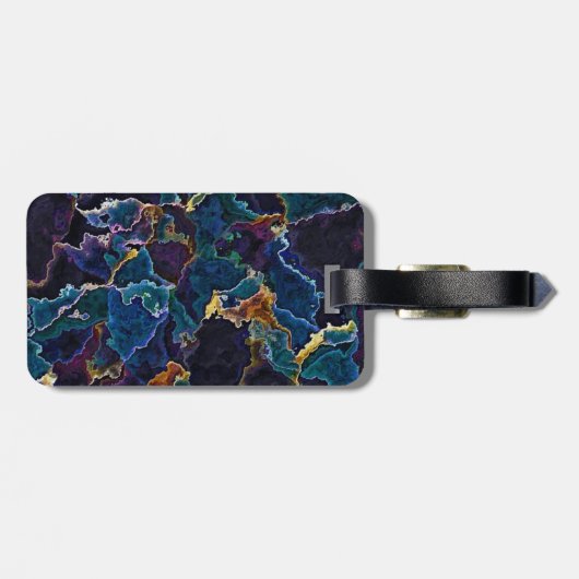 Ölteppich Gepäckanhänger (Rückseite horizontal)