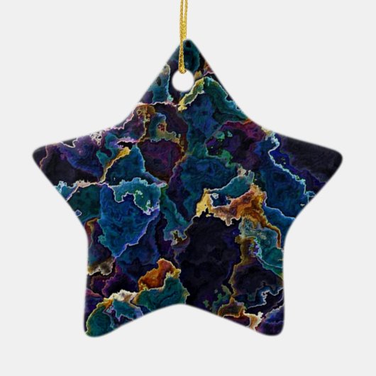 Ölteppich-Keramik Keramik Ornament (Vorne)