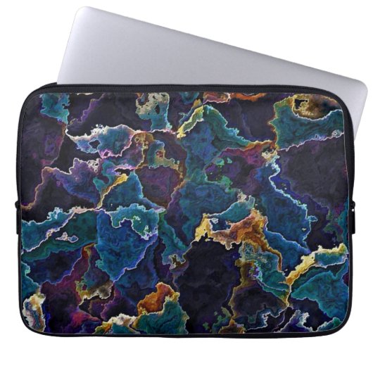 Ölteppich Laptopschutzhülle (Vorderseite)