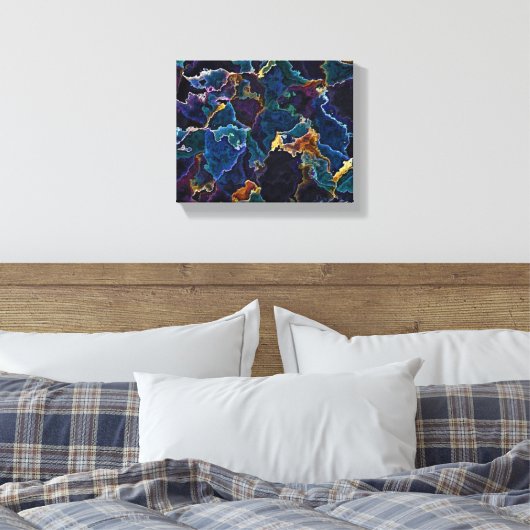 Ölteppich Leinwanddruck (Insitu (Schlafzimmer))