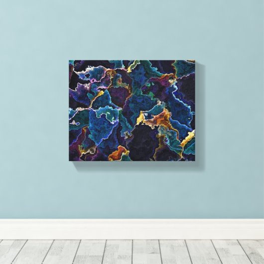 Ölteppich Leinwanddruck (Insitu (Holzboden))