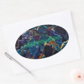 Ölteppich MRNSTUDIOS Ovaler Aufkleber (Umschlag)