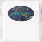 Ölteppich MRNSTUDIOS Ovaler Aufkleber (Tasche)