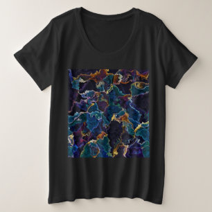 Ölteppich Plus großer T - Shirt