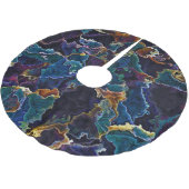 Ölteppich Polyester Weihnachtsbaumdecke (Schrägansicht)