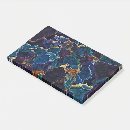 Ölteppich Post-it Klebezettel (angewinkelt)