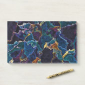 Ölteppich Post-it Klebezettel (Auf Schreibtisch)