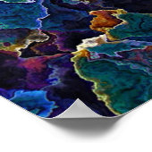 Ölteppich Poster (Ecke)