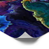 Ölteppich Poster (Ecke)