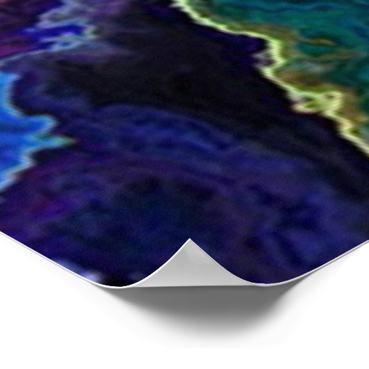 Ölteppich Poster (Ecke)