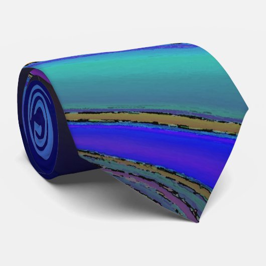 Ölteppich-Regenbogen verblassen Krawatte (Gerollt)