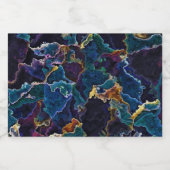 Ölteppich Schaumweinetikett (Einzelnes Label)