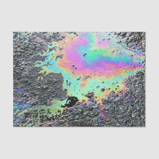 Ölteppich Seidenpapier (Vorderseite)