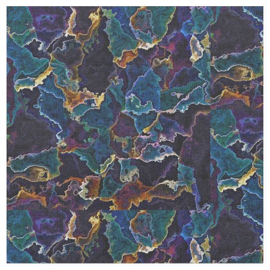 Ölteppich Stoff (Nahaufnahme)