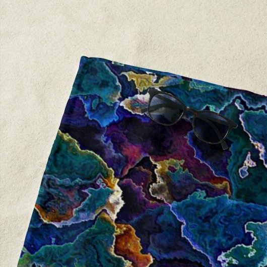 Ölteppich Strandtuch (Beispiel)