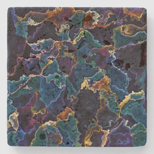 Ölteppich-Untersetzer Steinuntersetzer (Vorderseite)