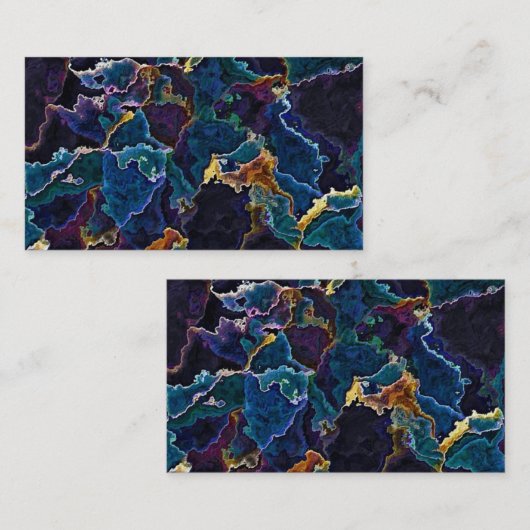 Ölteppich Visitenkarte (Vorne/Hinten)