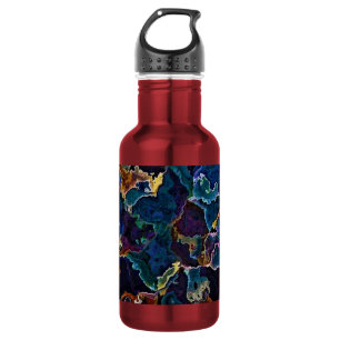Ölteppich Wasserflasche aus Edelstahl