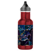 Ölteppich Wasserflasche aus Edelstahl (Rechts)