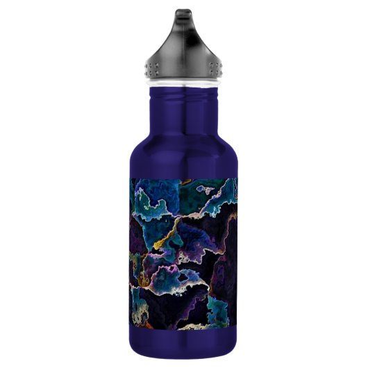 Ölteppich Wasserflasche aus Edelstahl (Rechts)