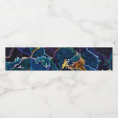 Ölteppich Wasserflaschenetikett (Einzelnes Label)