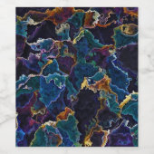 Ölteppich Weinetikett (Einzelnes Label)