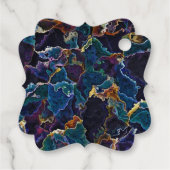 Ölteppiche Geschenkanhänger (Rückseite)