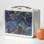 Ölteppiche Metall Brotdose (Beispiel)