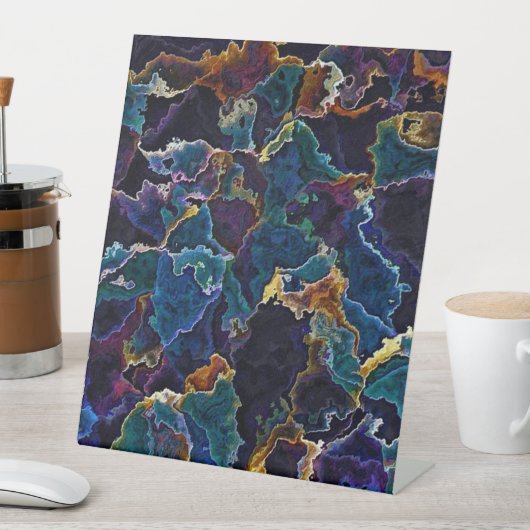 Ölteppichschild Sockelschild (In Situ)