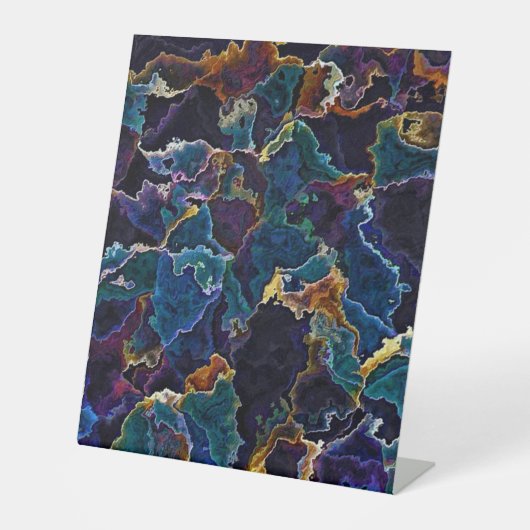 Ölteppichschild Sockelschild (Vorderseite)