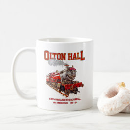 Olton Hall Vintag Steam Train English Locomotive Kaffeetasse