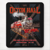 Olton Hall Vintag Steam Train English Locomotive Mousepad (Vorne)
