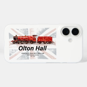 Olton Hall Vintage-Dampflokomotive iPhone 16 Hülle