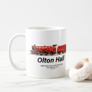 Olton Hall Vintage-Dampflokomotive Kaffeetasse