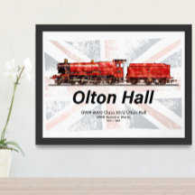 Olton Hall Vintage-Dampflokomotive