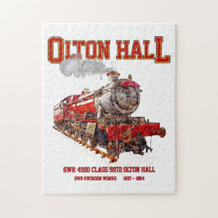Olton Hall Vintage-Dampflokomotive Puzzle