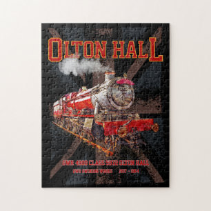 Olton Hall Vintage-Dampflokomotive  Puzzle