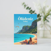 Ölüdeniz Türkei Postkarte (Stehend Vorderseite)
