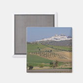 Olvera, Andalusien, Spanien Magnet (Vorderseite/Rückseite)