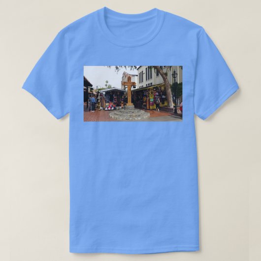 OLVERA ST IST IN LOS ANGELES HAT VIELE SHOPS T-Shirt (Design vorne)