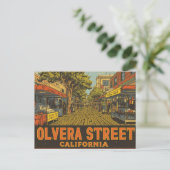Olvera Street California Postkarte (Stehend Vorderseite)