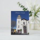 Olvera Street Church - Los Angeles Postkarte (Stehend Vorderseite)