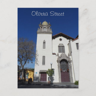 Olvera Street Church - Los Angeles Postkarte