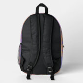 Ölverschmutzung bedruckter rucksack (Rückseite)